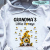 Grandma's Little Honeys Bee Mommy Auntie Personalized Hoodie Shirt 2D Hoodie Dreamship 