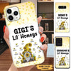 Grandma's Little Honeys Bee Personalized Grandma Phone Case Phone case FUEL