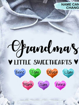 Grandma's Little Sweethearts Personalized Shirt