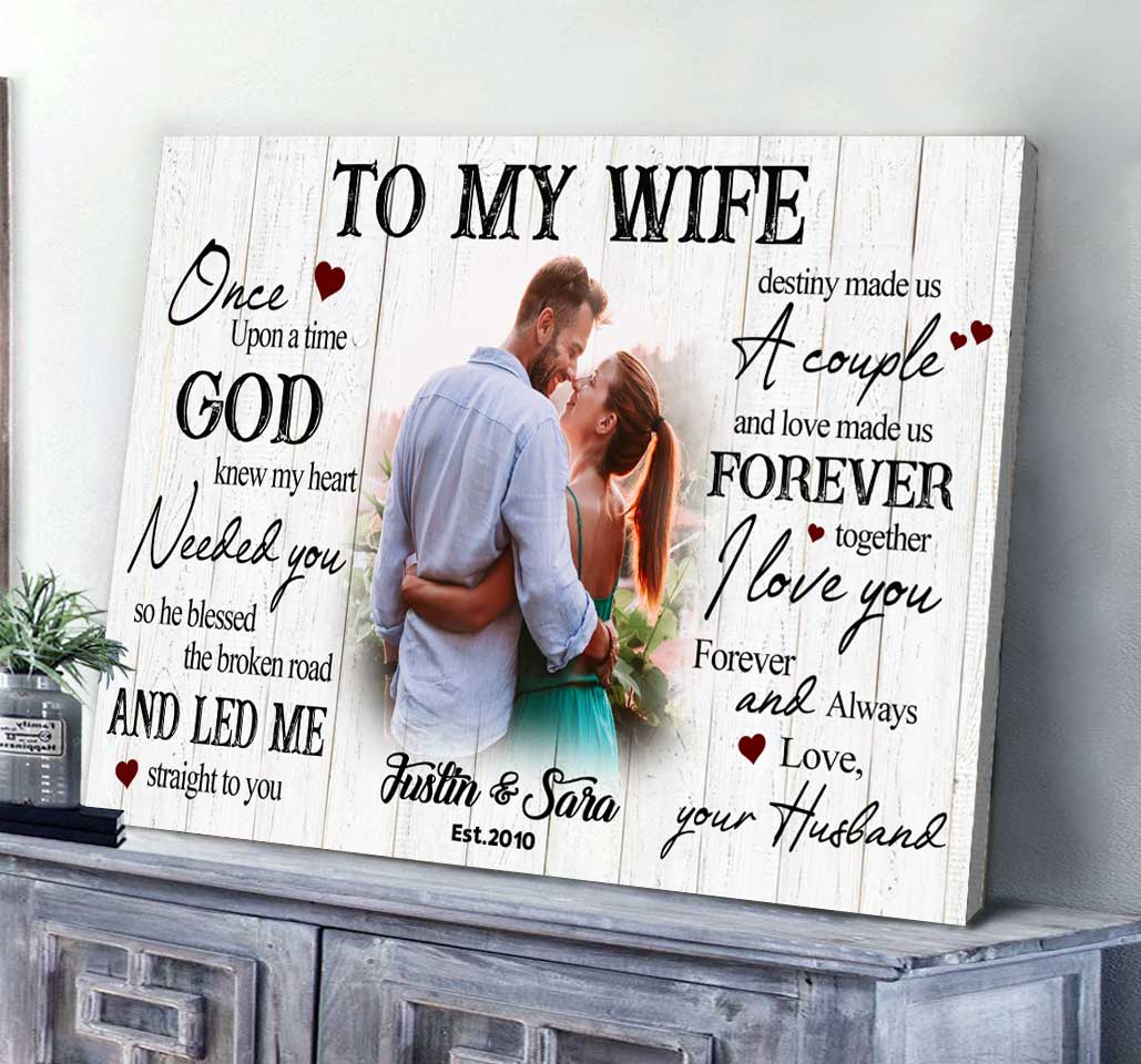 Husband and Wife Custom Photo Canvas HP-15HL031 Canvas Dreamship 