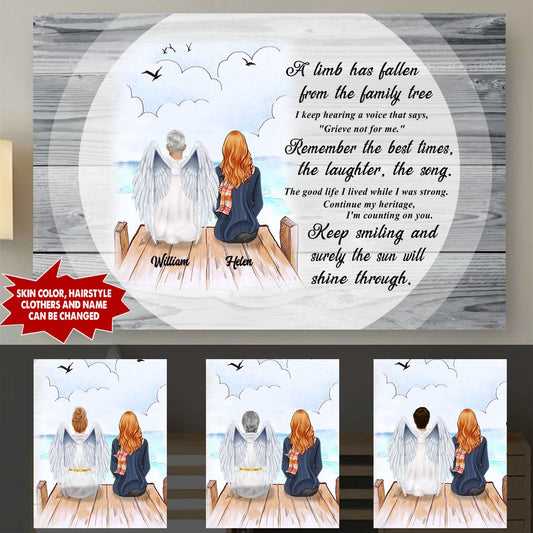 PERSONALIZED "THE BEST TIME" PREMIUM CANVAS HP-15HL069 Personalized Dreamship 
