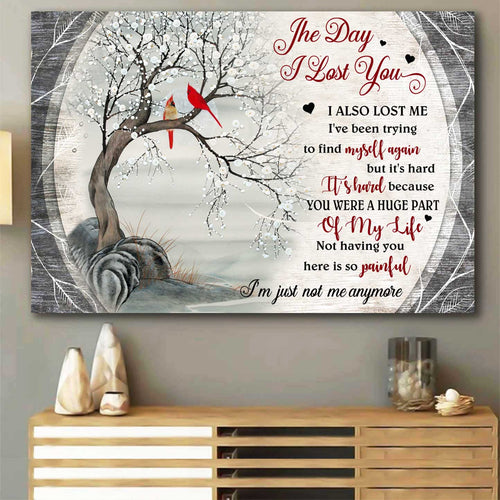 PERSONALIZED Memorial Gift PREMIUM CANVAS HP-15HL071 Vertical Canvas Dreamship 