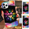Handprint Heart Nana Mimi Gigi Grandma Personalized Phone case SC31815 Phone case ShinyCustom Phone Case