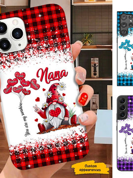 Heart Gnome Nana Mimi Gigi Grandma Personalized Phone Case SC23419