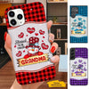 Heart Snowman Grandma Nana Mommy Personalized Phone case SC100111 Phone case ShinyCustom Phone Case