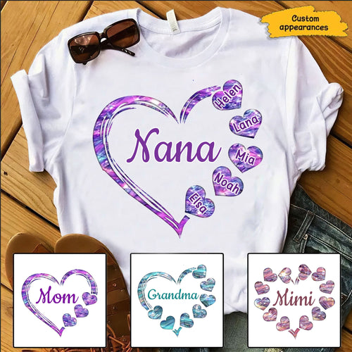 Hearts Grandma Nana Mimi Gigi Personalized Phone case SC243235