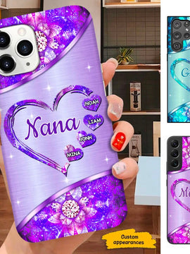 Hearts Grandma Nana Mimi Gigi Personalized Phone case SC281231