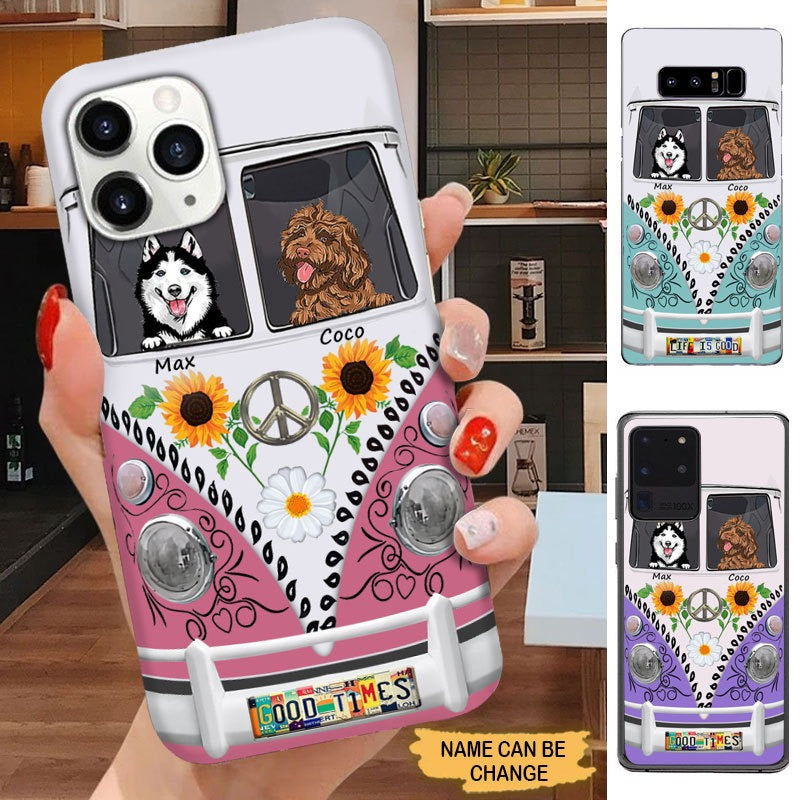 Hippie car Dog personalized Phone case Phone case FUEL 