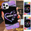 Hologram Butterflies Heart Grandma Mommy Aunite Personalized Phone case Phone case FUEL