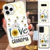Honey Bees LOVE Being Called Grandma Mommy Auntie Personalized Phone Case Phone case FUEL