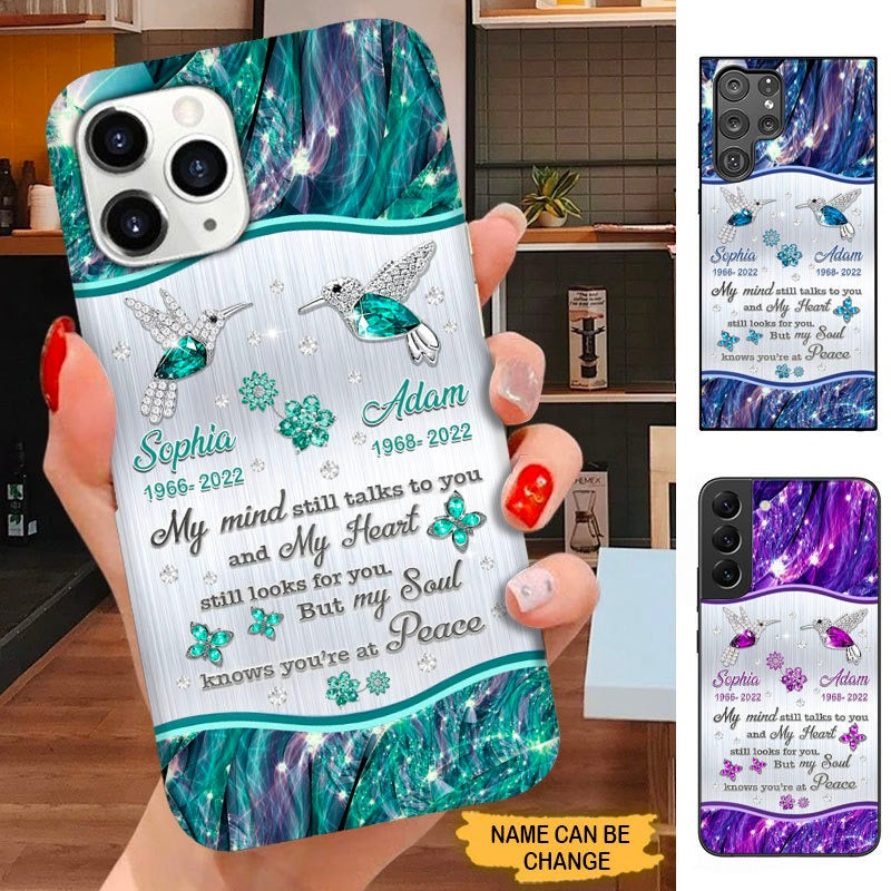 Hummingbird Memorial Personalized Phone case SC2299 Phone case ShinyCustom Phone Case 