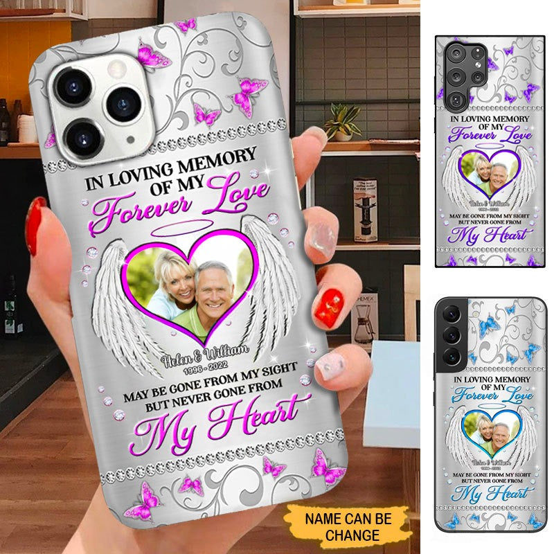 In Loving Memory of my Forever Love Memorial Photo Upload Personalized Phone case SC25108 Phone case ShinyCustom Phone Case 