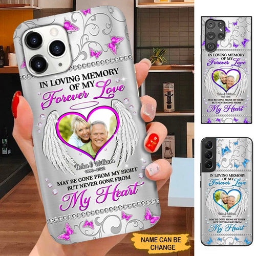 In Loving Memory of my Forever Love Memorial Photo Upload Personalized Phone case SC25108 Phone case ShinyCustom Phone Case 