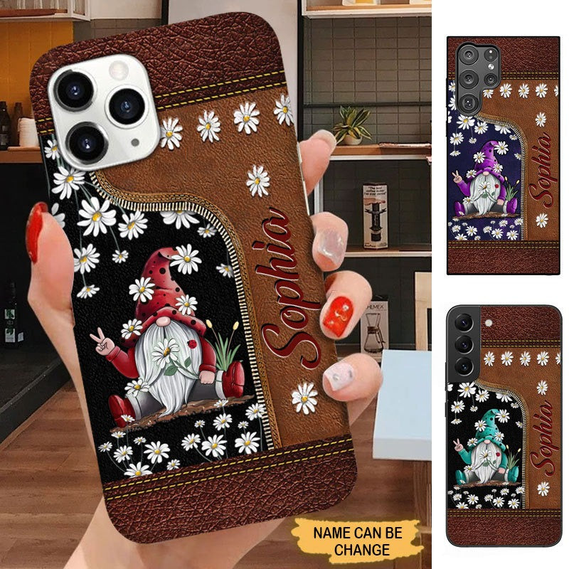 Leather Pattern Gnome Personalized Phone case SC1563 Phone case FUEL 