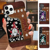 Leather Pattern Gnome Personalized Phone case SC1563 Phone case FUEL