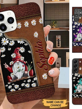 Leather Pattern Gnome Personalized Phone case SC1563