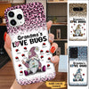 Leopard Gnome Grandma's Love Bugs Mommy Auntie Personalized Phone Case Phone case FUEL 