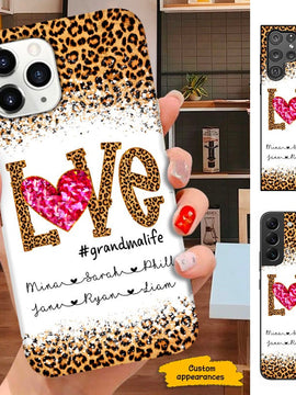 Leopard LOVE Grandma Nana Life Personalized Phone case SC281219