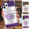 Leopard Pattern Blessed to be called Grandma Nana Mimi Personalized Phone Case SC1761 Phone case FUEL