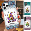 Leopard Sunflower Gnome Butterflies Grandma Mommy Auntie Personalized Phone Case SC09062 Phone case FUEL