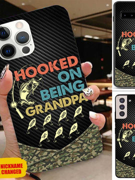 Hook on being Grandpa, Papa, Dad Personalized Phone case