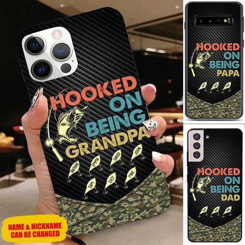 Hook on being Grandpa, Papa, Dad Personalized Phone case Phone case FUEL 