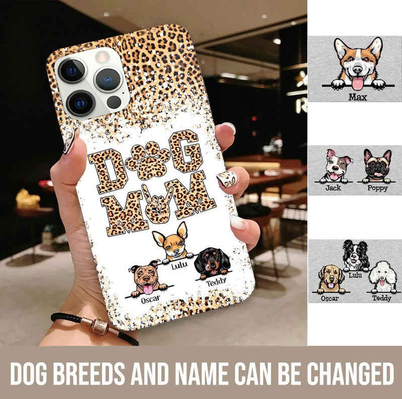 Personalized Dog MOM phone case for Dog Lovers ShinyCustom The