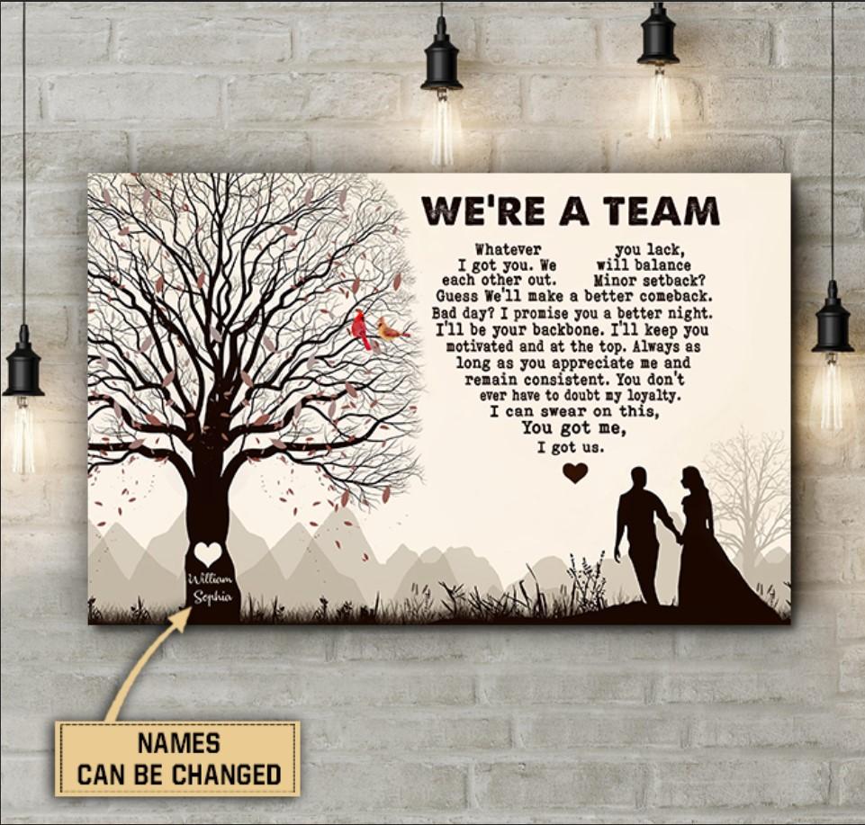 We are a team Canvas NTK08JUN21VA2 Dreamship 