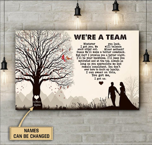 We are a team Canvas NTK08JUN21VA2 Dreamship 