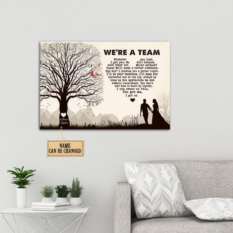 We are a team Canvas NTK08JUN21VA2 Dreamship