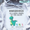 Nanasaurus Grandmasaurus Grandma Mommy Auntie Personalized Shirt 2D Hoodie Dreamship 