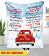 Custom Names and Wedding Date PM-20CT1 Fleece Blanket blanket Dreamship