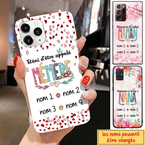 Personalized Custom Béni d'être appelé Mémère Phone Case For French Grandmas Phone case FUEL 