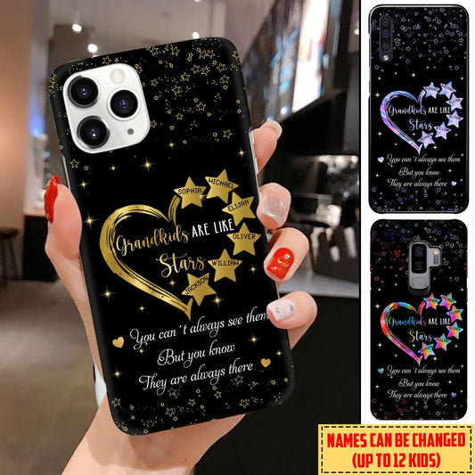 Personalized Custom Grandkids Are Like Stars Grandmas Phone Case Phone case FUEL 