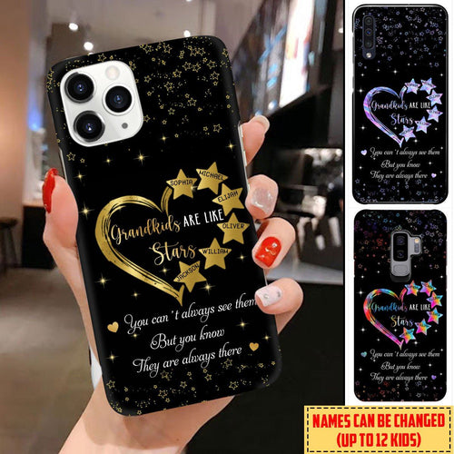 Personalized Custom Grandkids Are Like Stars Grandmas Phone Case Phone case FUEL 