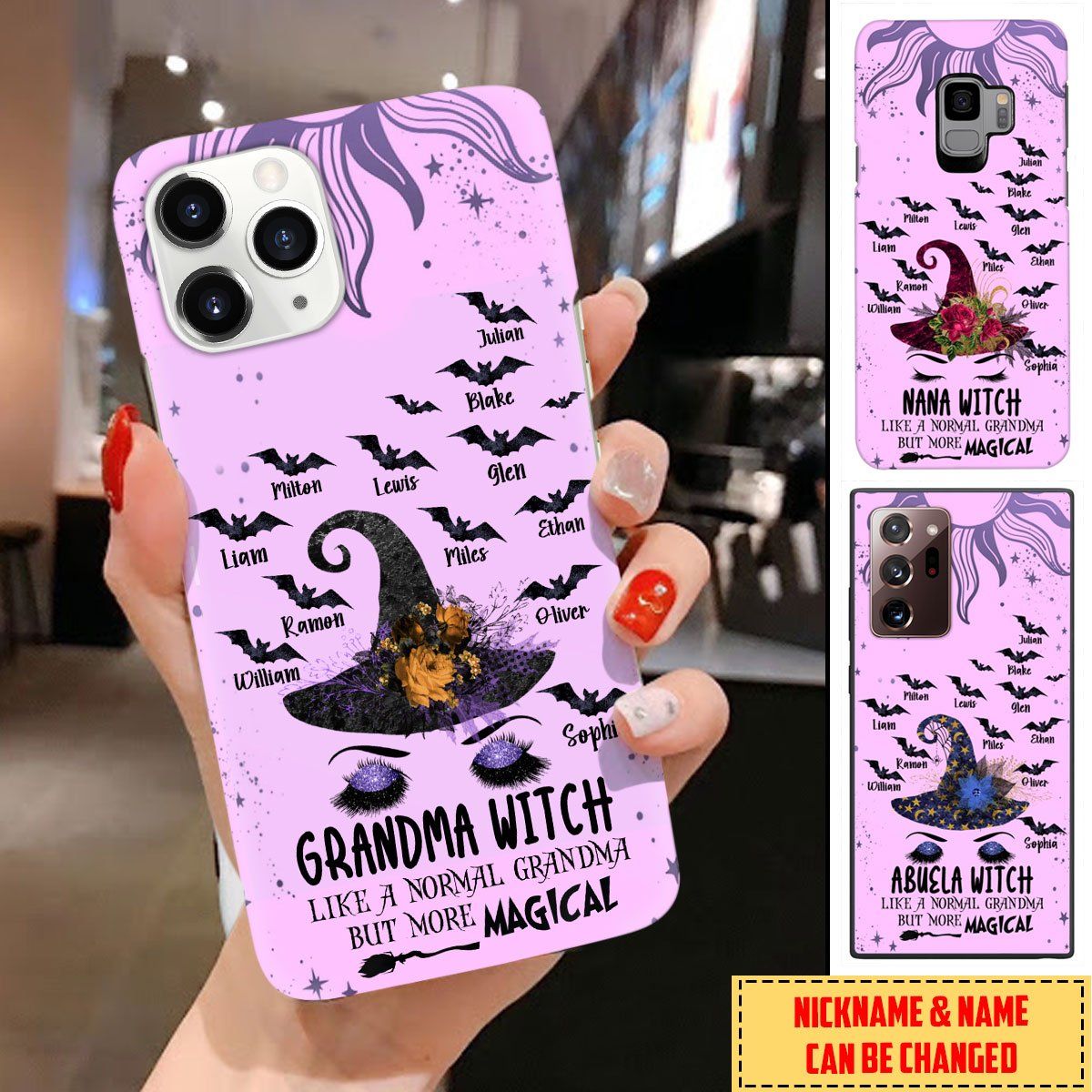 Personalized Custom Grandma Witch Like A Normal Grandma But More Magical Phone Case Phone case FUEL 
