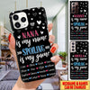 Personalized Custom Phone Case Grandma, Nana, Auntie Is My Name Spoiling Is My Game Funny Gift 24NDH22NOV01 Phone case FUEL