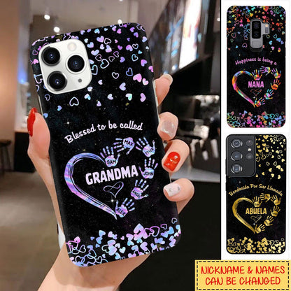 Personalized Custom Blessed To Be Called Nana Mom, Grandma, Autie Phone Case Phone case FUEL 