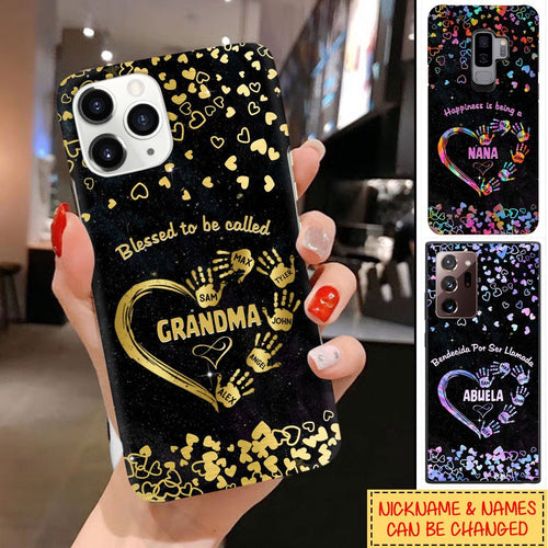 Personalized Custom Blessed To Be Called Nana Mom, Grandma, Autie Phone Case Phone case FUEL 
