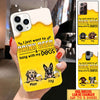 Personalized custom dog I just want to drink beer and hang with my dogs phone case Phone case FUEL 