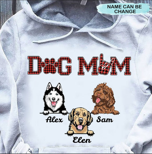Personalized Dog Mom Hoodie Shirt 2D Hoodie Dreamship 