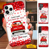 Personalized Red Truck Couple Phone case SC301239