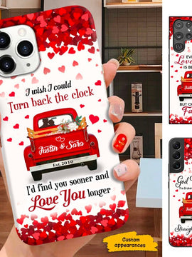 Personalized Red Truck Couple Phone case SC301239