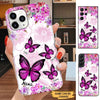 Pink Butterflies Grandma with Grandkids Personalized Phone case Phone case FUEL