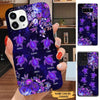 Purple Flower Turtle Grandma with Grandkids Personalized Phone case Phone case FUEL
