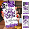 Purple Heart Tree My greatest Blessings called me Grandma Nana Mommy Personalized Phone case SC12102 Phone case ShinyCustom Phone Case