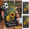 Sunflower Butterflies My greatest Blessings call me Grandma Nana Mimi Personalized Phone case Phone case FUEL