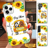 Sunflower Dog Lover Personalized Phone case SC25815 Phone case ShinyCustom Phone Case 