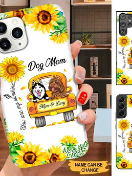 Sunflower Dog Lover Personalized Phone case SC25815