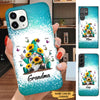 Sunflower Gnome Butterflies Grandma Nana Mommy Auntie Personalized Phone Case SC2991 Phone case ShinyCustom Phone Case